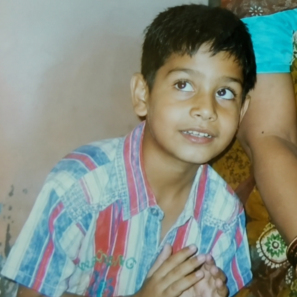 Sandeep Rajput Rithalya Rajput childhood photo 2013 Rithala village Delhi